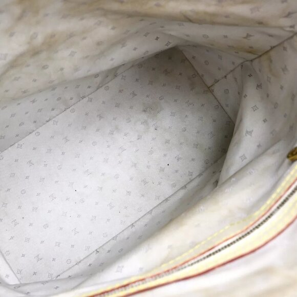 LOUIS VUITTON Suhali Lockit PM Hand Tote Bag White Gold France M91887 34SH945 - Picture 3 of 16